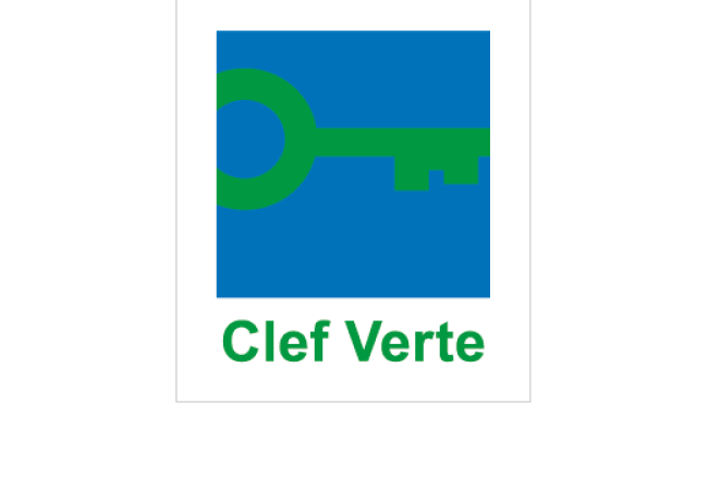 Logo label clef verte