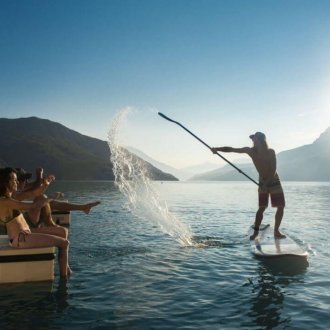 Le stand up paddle sur le lac, ici au Bois Vieux